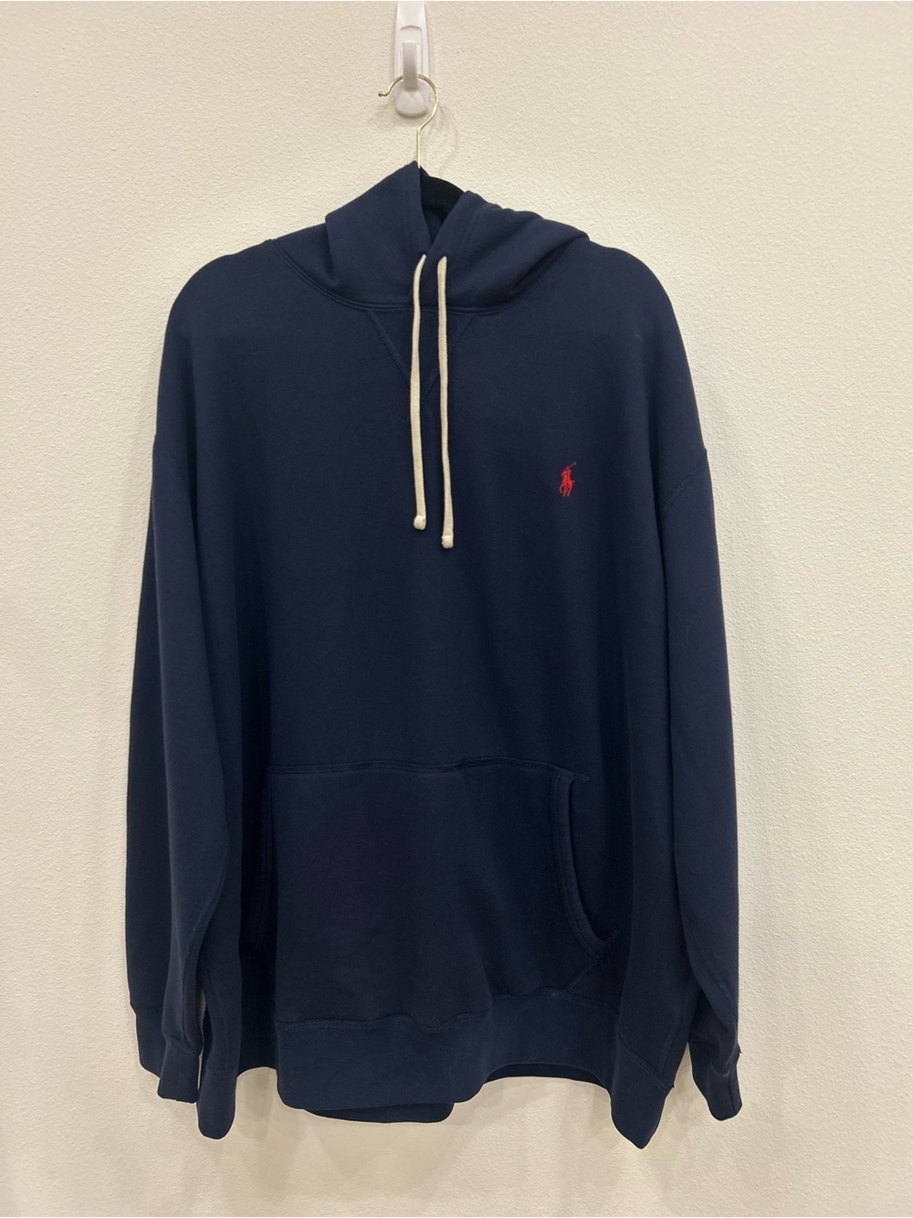 Polo Ralph Lauren 3XB navy pullover hoodie oldmoney classic preppy athleisure - Picture 2 of 7